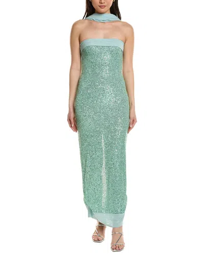 Moonsea Sleeveless Maxi Dress In Green