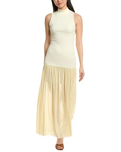 Moonsea Sleeveless Maxi Dress In Yellow