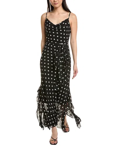 Moonsea Sleeveless Midi Dress In Black