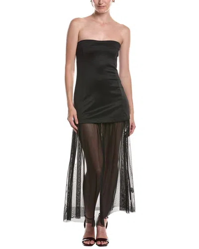 Moonsea Special Occasion Long Dress In Black