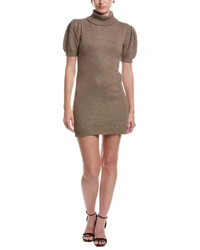 Moonsea Sweaterdress In Brown