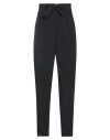 Moonshine Milano Woman Pants Black Size 12 Viscose, Linen