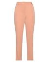 Moonshine Milano Woman Pants Camel Size 12 Viscose In Beige