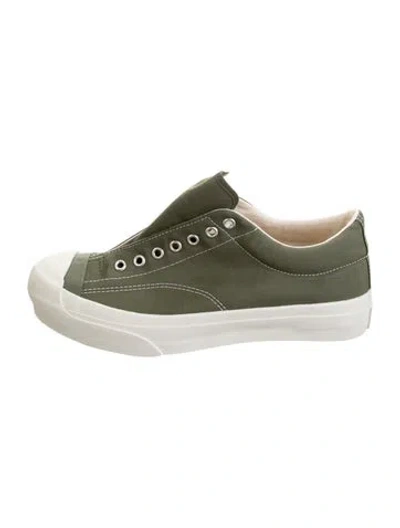Pre-owned Moonstar Canvas Sneakers In Green
