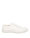 Moonstar Man Sneakers Ivory Size 8 Textile Fibers In White