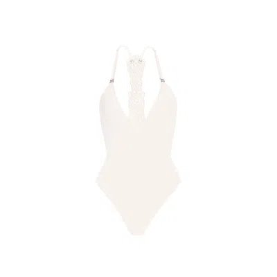 Moorea Swim Women's Ardea One Piece Swimsuit White