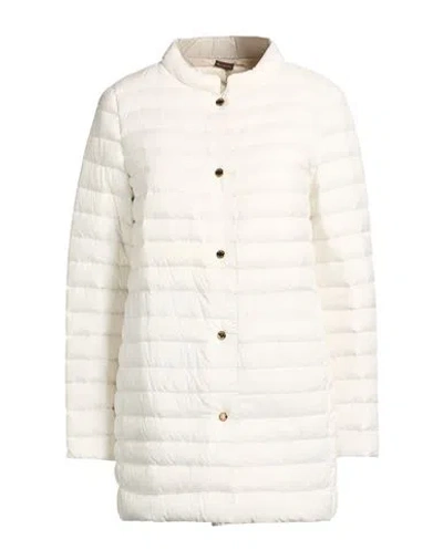 Moorer Woman Puffer White Size 0 Polyamide, Polyurethane