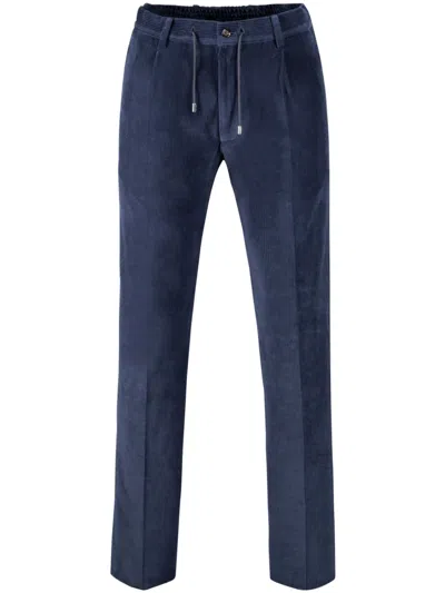 Moorer Aanton-u08 Chino Trousers In Blue