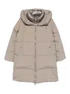 Moorer `clelia` Coat In Neutral