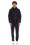 Moorer Active Jersey Viscose Bomber Down Jacket In Multi