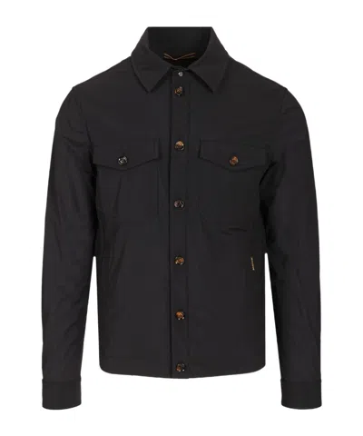 Moorer Ade Ac Nylon Shirt Jacket In Multi