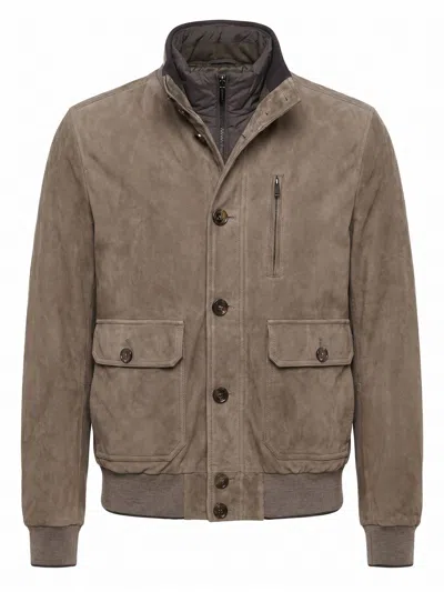 Moorer `adelsio` Padded Jacket In Brown