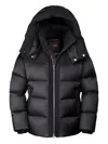 Moorer Agordo-shk Hooded Padded Jacket In Black
