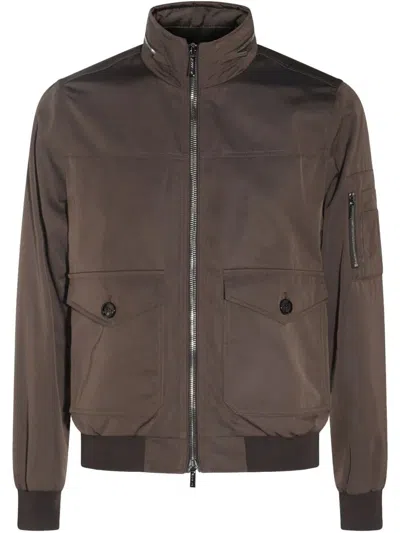 Moorer Aiden Jacket In Brown