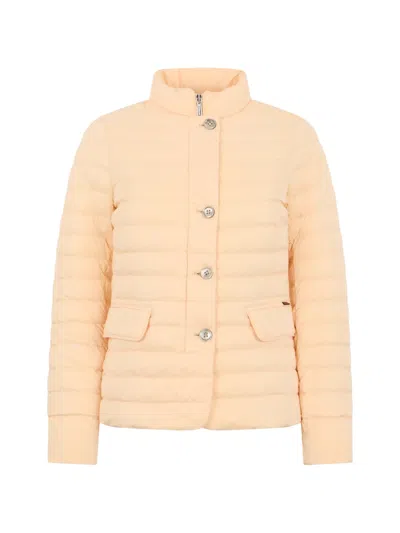 Moorer Aisha Padded Jacket In Brown