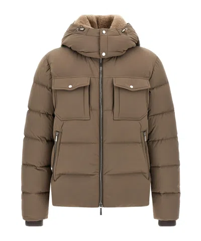 MOORER ALARICK QUILTED FLAP-POCKET JACKET