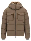 Moorer Alarick Quilted Flap-pocket Jacket In Brown