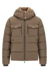 Moorer Alarick Quilted Flap-pocket Jacket In Brown