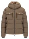 Moorer Alarick Quilted Flap-pocket Jacket In Brown