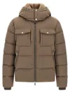 Moorer Alarick Quilted Flap-pocket Jacket In Brown