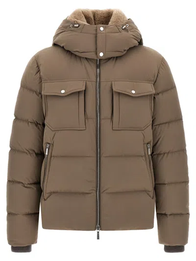 Moorer Alarick Puffer Jackets Brown