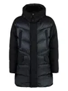 Moorer Albert Hooded Down Jacket In Blue