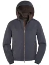 Moorer Albori Double Brown/blue Bomber In Blue