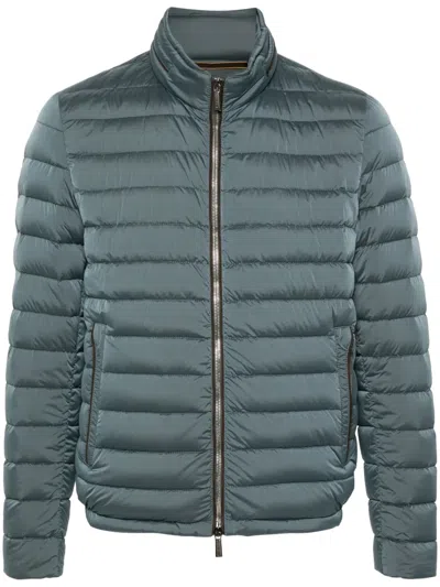 Moorer Alec-s3c Padded Jacket In Blau