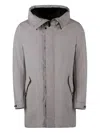 Moorer Alibrando Technical Fabric Parka In Grau