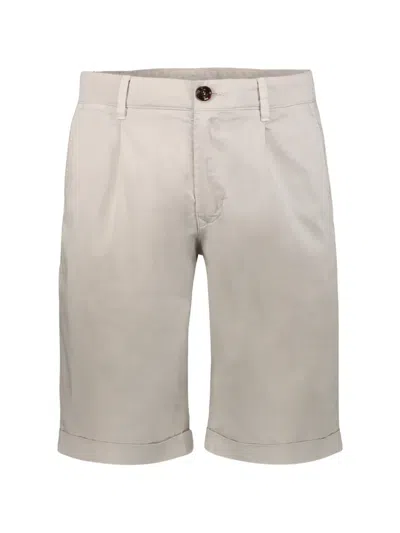 Moorer Alicudi Turn-up Shorts In Neutral