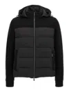 Moorer 'allori' Hooded Down Jacket In Black