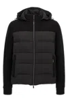 Moorer 'allori' Hooded Down Jacket In Black