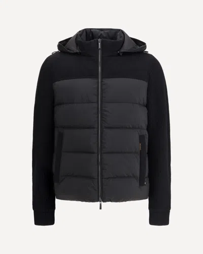 Moorer Allori-lsm Hooded Jacket In Black