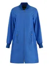 Moorer Amarilli Drawstring-waist Coat In Blue