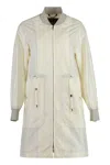 Moorer Amarilli Techno Fabric Jacket In White