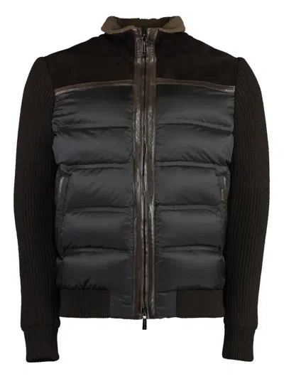 MOORER ANDRAS PADDED BOMBER JACKET