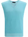 Moorer Anson-sia Vest In Blue