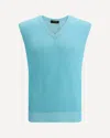 Moorer Anson-sia Vest In Blue