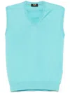 Moorer Anson-sia Vest In Blue