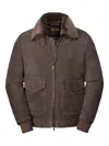 Moorer Antenore-ur Collar Pocket Jacket In Brown