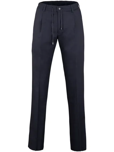 Moorer Anton-fsr Chino Trousers In Blue