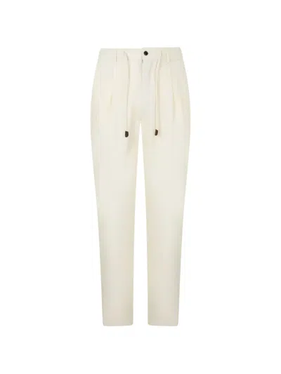 Moorer Anton Trousers In White