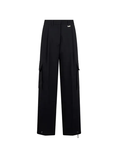 Moorer Arabis-tle Cargo Pants In Black