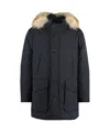 Moorer Archimede Fur Hood Parka In Blue