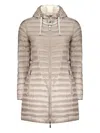 Moorer Snap Button Fastening Down Jacket In Neutrals