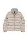 Moorer Argentea Quilted Jacket In Neutral