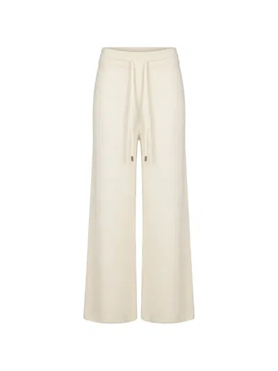 Moorer Arius Drawstring Track Pants In White