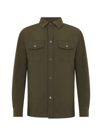 Moorer Atlas Button-up Jacket In Green