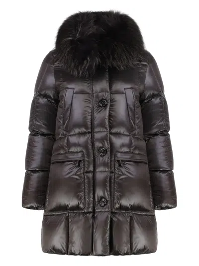 Moorer Atria Down Coat In Brown