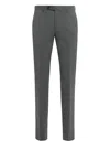 Moorer Aviano-fla Tailored Trousers In Gray